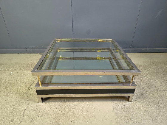 Image 1 of Vintage Sliding Top Coffee , 1970s