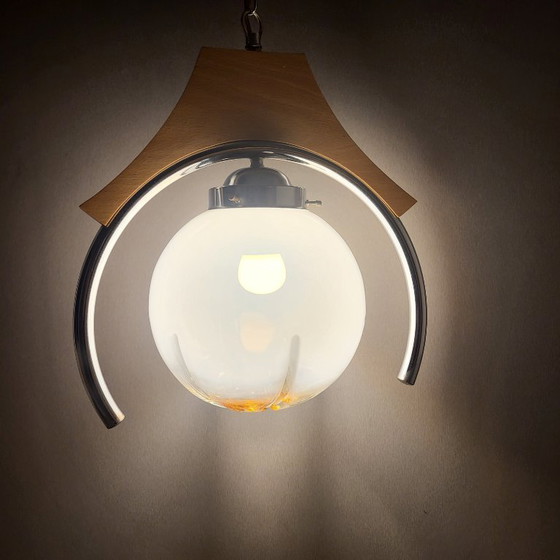 Image 1 of Lámpara de suspensión Murano Mazzega, Italia 1960,70