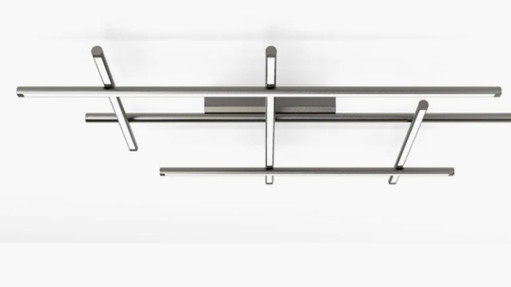 Plafonnier design Panzeri Hilow en titane – comme neuf – emballage d'origine