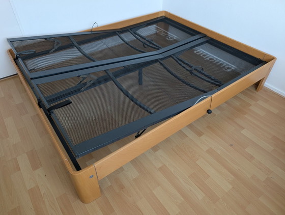 Auping Auronde 180 x 200 | Regolabile manualmente, Letti, Metallo, Legno, Nero (foto 2 di 8)