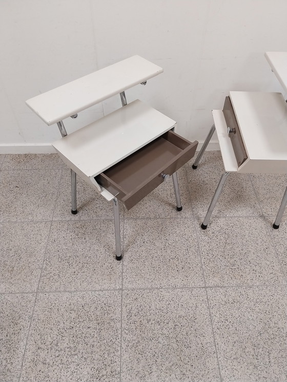 Image 1 of 1 x Set Wim Rietveld for Auping Nightstands 1960's