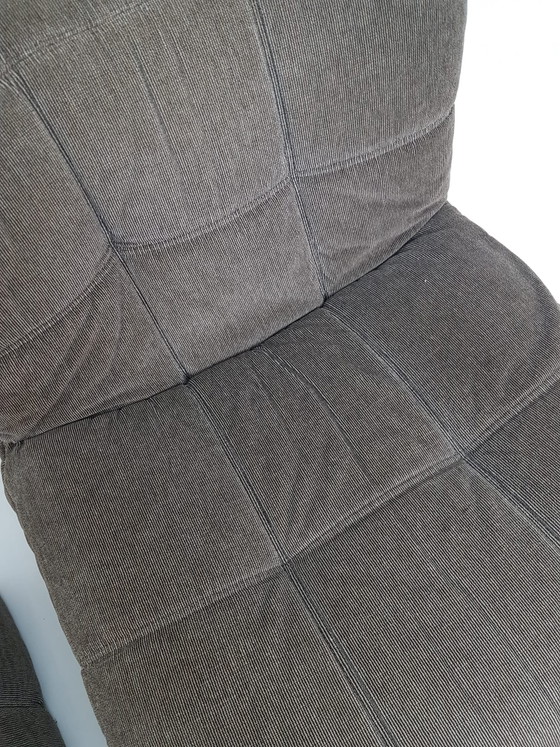 Kimba Lounge Fauteuil Michel Ducaroy Ligne Roset 2 Elementen – 2 zitsbanken, Polyester, Textile, Vintage (photo 8 of 15)