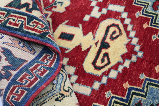 Image 1 of Originele handgeknoopte oude Kaukasische Azerbeidzjaanse kelim - 174 cm - 162 cm - Zeer Fijn