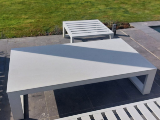 Table basse en aluminium Garden