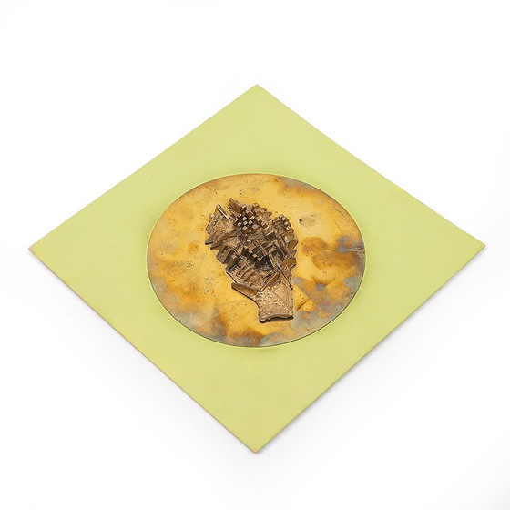 Image 1 of Work by Arnaldo Pomodoro for the Derby Club in Milan, 1960s