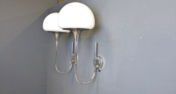 Image 1 of Italienische Mid-Century-Wandlampen von Goffredo Reggiani für Reggiani – 2er-Set