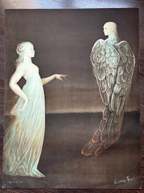 Image 1 of Leonor Fini, Extreme Nacht, seltene Lithografie, 1980