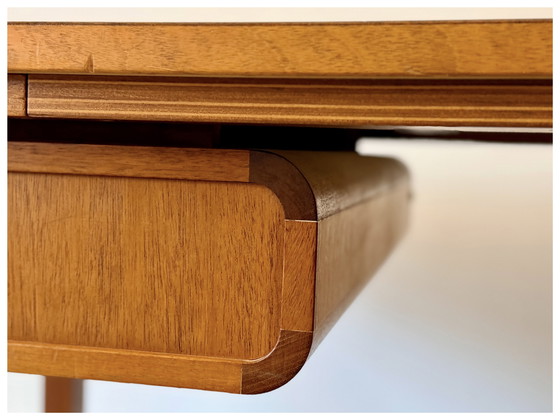 Image 1 of Grande scrivania vintage Magnus Olesen di Rud Thygesen e Johnny Sorensen, Danimarca, anni '70 