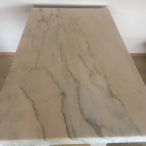 For Sale: Portuguese Marble/Rosa Aurora Table – eettafels, Stone (photo 2 of 5)