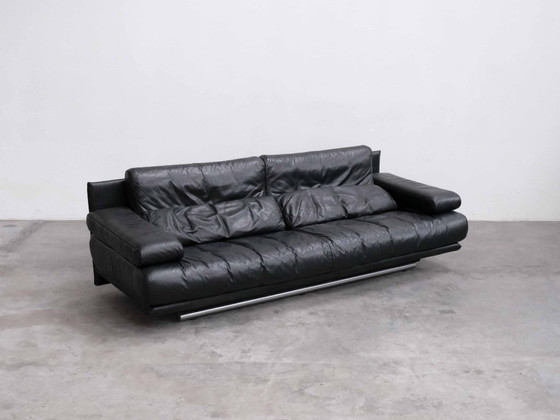 Image 1 of Divano vintage a tre posti in pelle Rolf Benz 6500