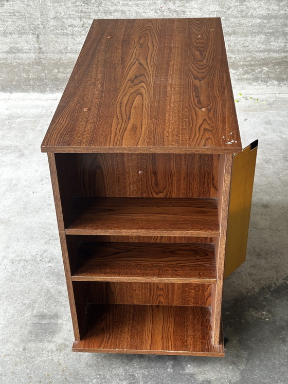 Mobile Bar Vintage su Ruote – Anni '60-'70 – Wood, Glass (photo 10 of 13)