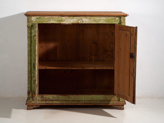 Antique chest of drawers with green patina (c.1920) #59 (photo 36 of 40)