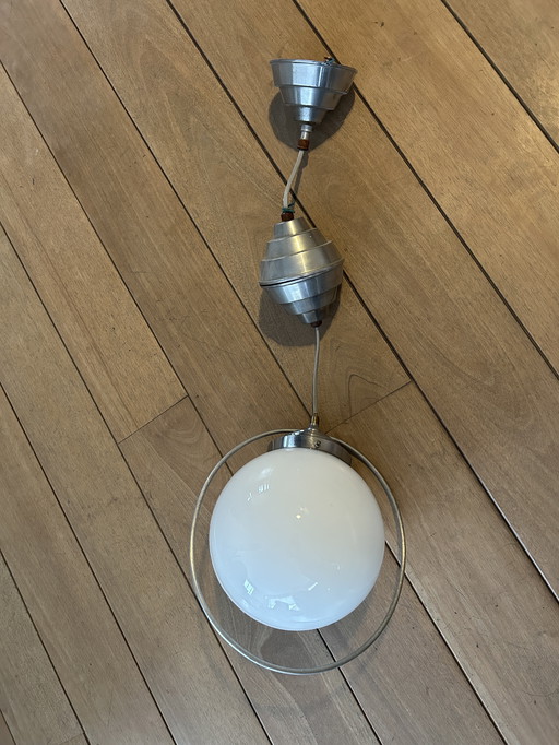 Lampada a sospensione antica in brocante proveniente dalla Francia