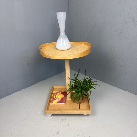 Image 1 of Bjorko side table with tray | design Chris Martin for Ikea