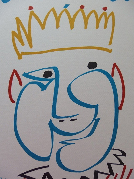 Pablo Picasso: Karneval, der König, signierte Lithografie – lithos zeefdrukken, Paper (photo 2 of 5)