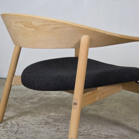 Henrik Bonnelycke, modèle # 102 Lounge Chair Design Danois, Fauteuils, Bois, Noir (photo 2 sur 17)
