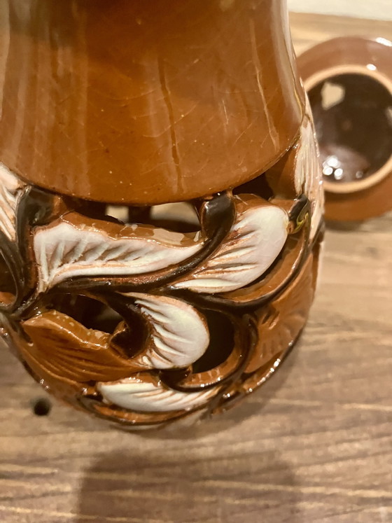 Grandjean Jourdan Vallaurus lantern vase/lidded pot! – Ceramic (photo 8 of 8)