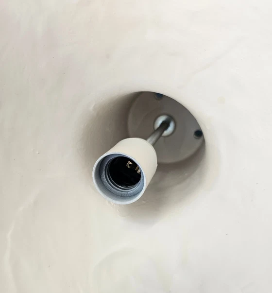 Matglazen keramische hanglamp/ jaren 70 – Hanglampen, Ceramic (photo 18 of 19)