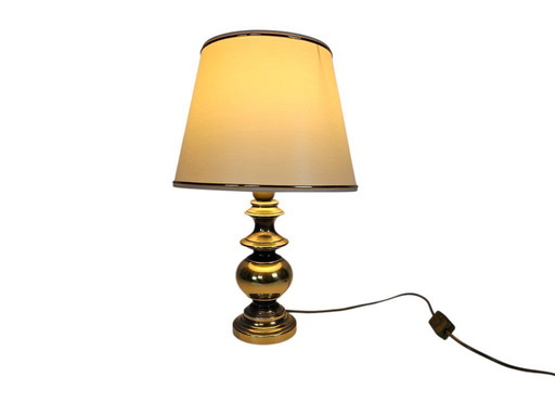 Vintage - messing - Hollywood Regency stijl - tafellamp - 3e kwart 20e eeuw