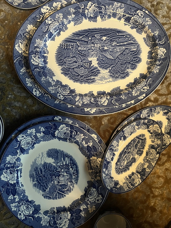 Vintage English Scenery Crockery - Enoch Woods – Enoch Wood & Sons, Porcelain (photo 11 of 15)