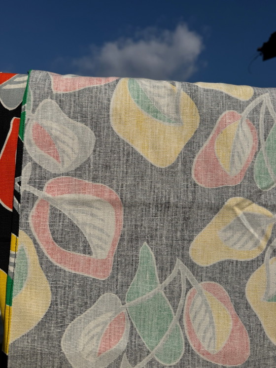 Colorful 70s Pop Curtains, Wall decoration, Cotton, Multi Color (photo 10 of 15)
