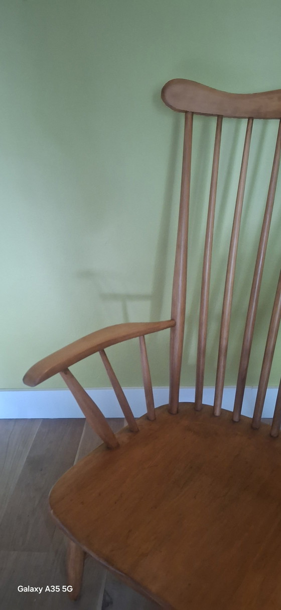 Image 1 of Scandinavian vintage spindle chair