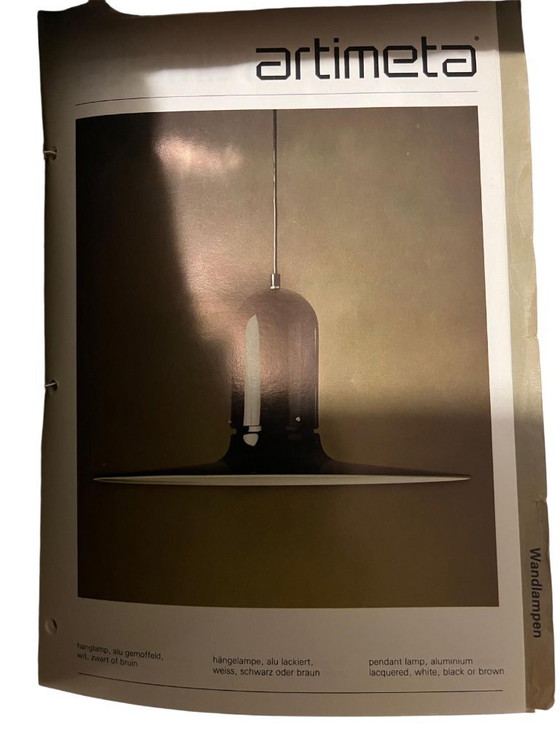 Image 1 of Artimeta - Hängeleuchte - Metall - Hängeleuchte - Soest - 70er Jahre