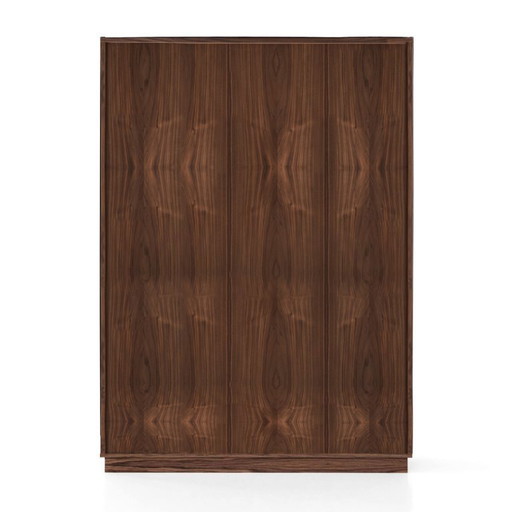 Walnut high bookcase - R07