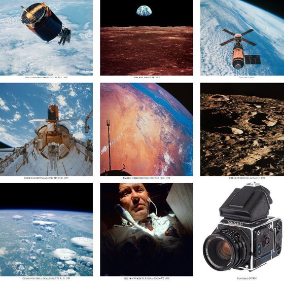 Image 1 of Hasselblad '30 ans dans l'espace' 1962-1992 NASA - Poster 70 x 100 cm