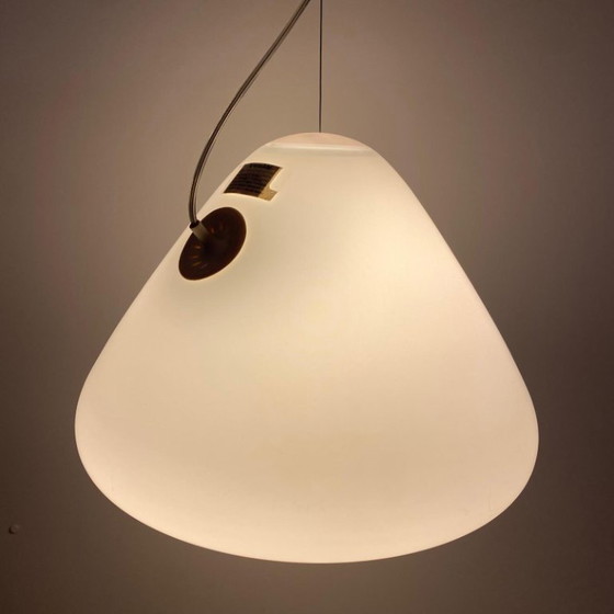 Image 1 of 1X Artemide Pendant "Capsule" by Ross Lovegrove, White Glass, 2010