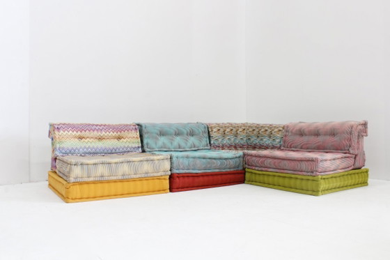 Image 1 of Canapé Mah Jong Roche Bobois Missoni design par Hans Hopfer, lot de 12