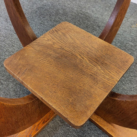 Amsterdam School Side table, Wood, Brown (photo 6 of 10)