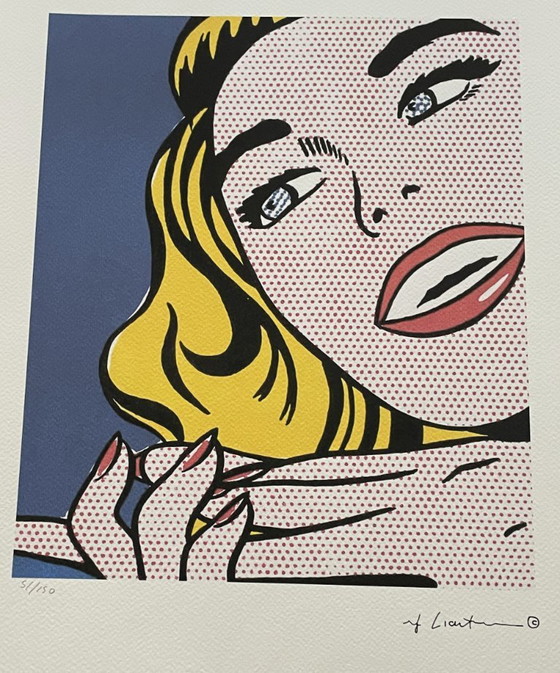 Image 1 of Roy Lichtenstein (1923-1997) - Girl, 1964