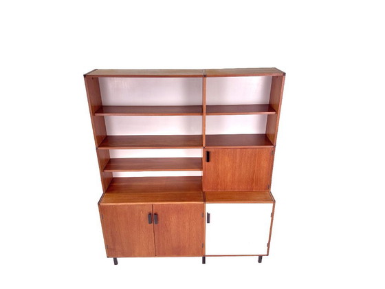 Pastoe Made To Measure Wandmeubel Van Cees Braakman – Boekenkasten, Plastic, Wood, Vintage (photo 4 of 8)