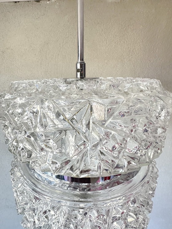Suspension vintage Austrolux – Verre, Chrome (photo 11 of 15)