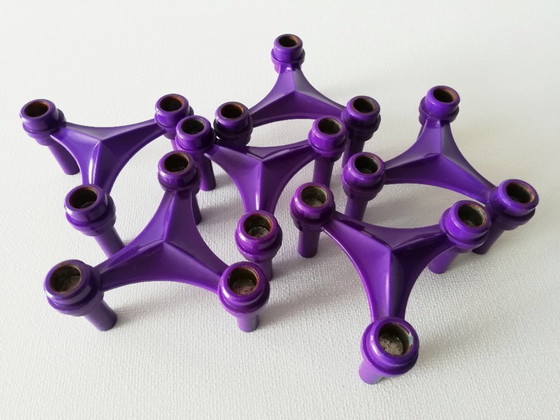 Image 1 of Set portacandele viola stile BMF Nagel