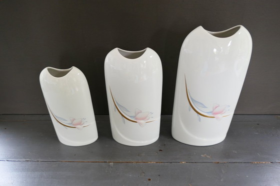 Image 1 of Set di 3 vasi vintage Vohenstrauss Johann Seltmann