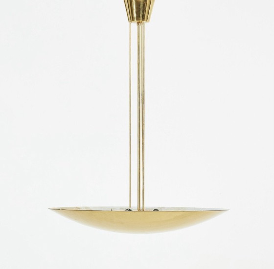 J.T. Kalmar Brass Ceiling light / Vintage / 1970s (photo 2 of 5)