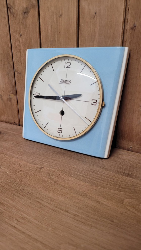 Image 1 of Orologio in ceramica blu