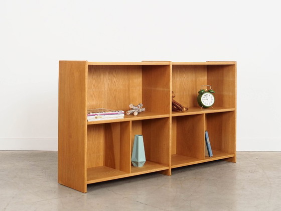 Image 1 of Bücherregal aus Eschenholz, dänisches Design, 1970er Jahre, Hersteller: Lyby Møbler