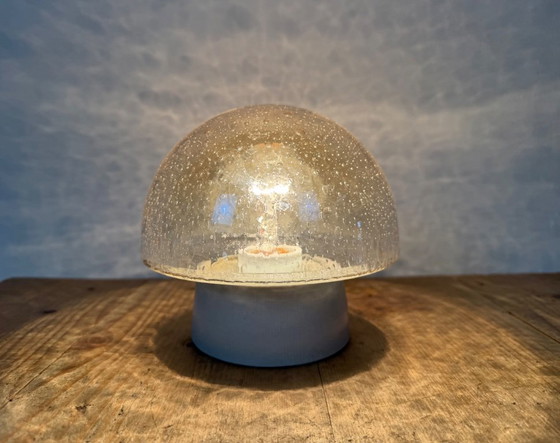 Lampadario vintage in porcellana bianca, anni '70 – Plafoniere, Ceramic, Glass (photo 5 of 9)