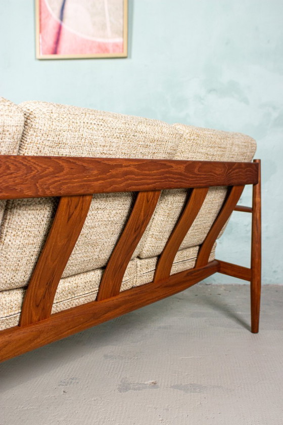 Image 1 of Canapé vintage en teck Grete Jalk France and Son, milieu du siècle