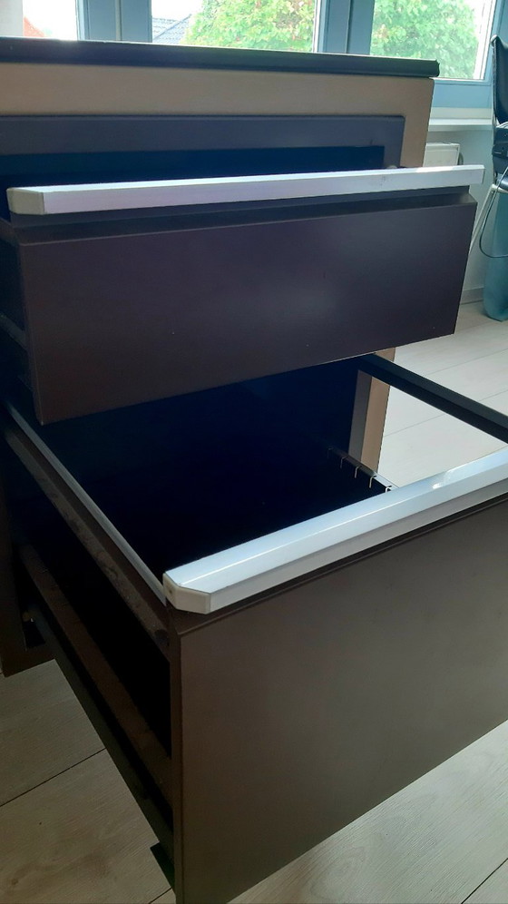 Vintage industrieel metalen hoek bureau jaren 70. – Asmeta (photo 4 of 6)