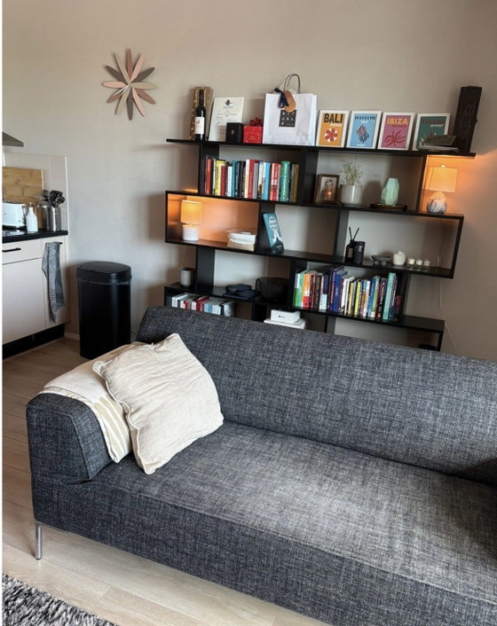 Design on Stock design sofa + ottoman | 210cm | Neat condition – 3-5 seaters, Aluminium, Chrome (photo 3 of 8)