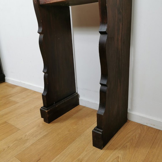 Image 1 of Antique wall console, kitchen shelves, mantel surround, wall rack