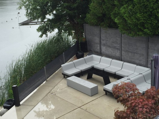 Sixinch Offshore Set lounge modulare di design 20 pezzi taupe vintage – Divani modulari, Plastic (photo 26 of 35)