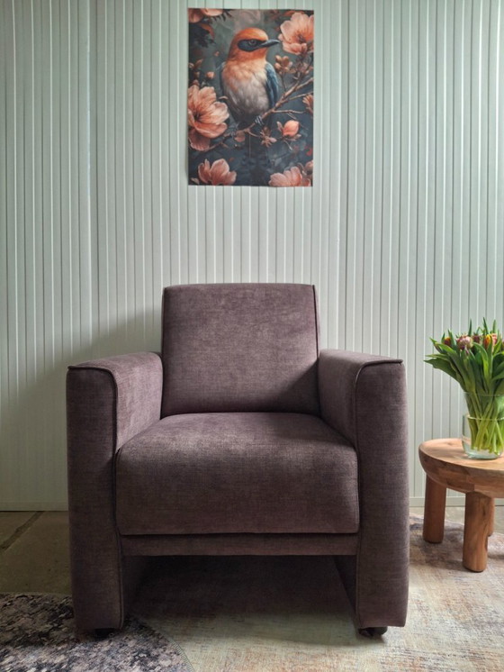 Image 1 of Luxurious armchair in soft fabric, new