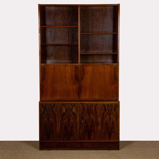 Secrétaire ou meuble bar en palissandre par Poul Hundevad, 1960