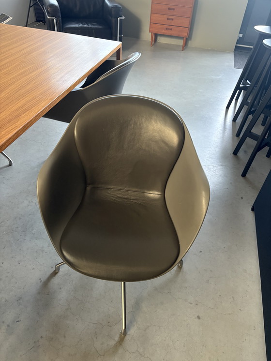 Image 1 of 6x Esszimmerstühle aus Leder von BoConcept, grau