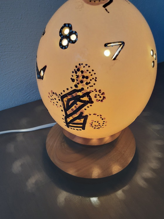 Image 1 of Lampada da tavolo artistica con scatola coordinata